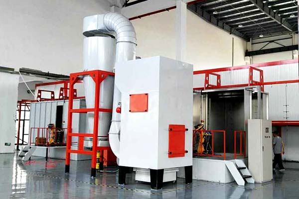 自動(dòng)噴粉房特殊工藝處理為企業(yè)節(jié)能40%插圖2 大旋風(fēng)噴粉房